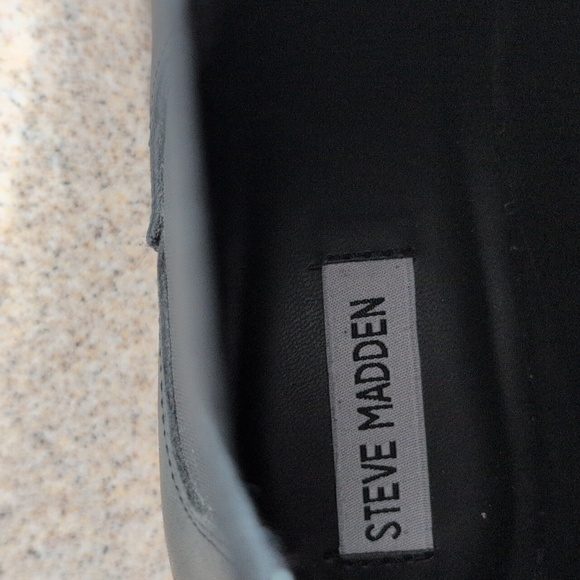 Steve Madden Leopold Chelsea Boot Black Bootie, Women's Size 10 - Picture 12 of 12